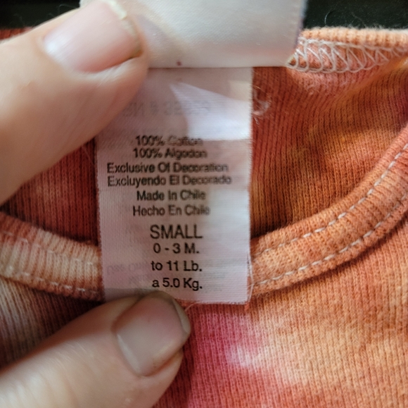 0 to 3 month onsie - Picture 3 of 4